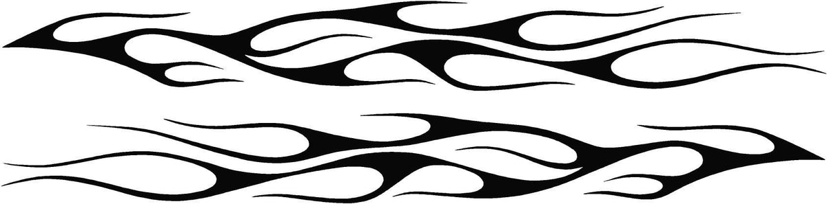 classic flames decals kit for cars
